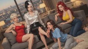 Foot Fetish Stories #6: Confession of Our Eager Foot Slave Under Triple Domination