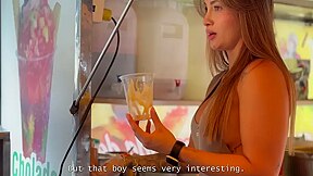 Beautiful Latina Waitress With A Big Butt Gets Fucked Hard After A Cold Drink With Salome Gil