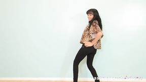 ”Sexy ebony swallowing huge black dick cum on her first casting”