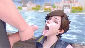 Tracer blows in public