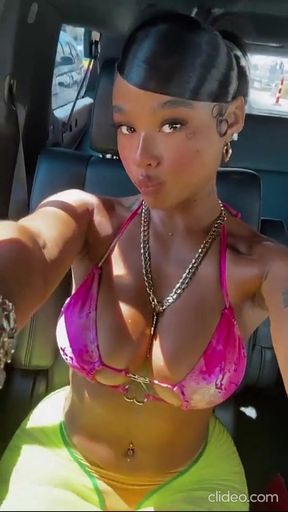 Curvy girl with big tits and round ass