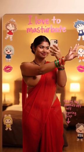 Desi girl's satisfying self-love session