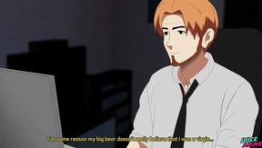 Chubby bear daddy wrecks twink in rough yaoi hentai