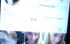 Swedish blonde masturbating