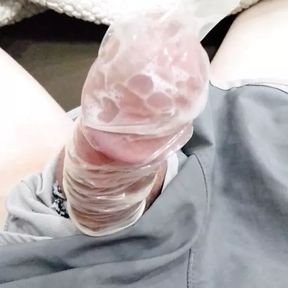 Cum in condom