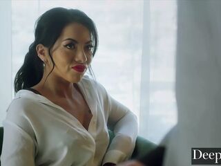 Deeper. Bawdy Adriana Furiously Drains 8 Weenies for Award