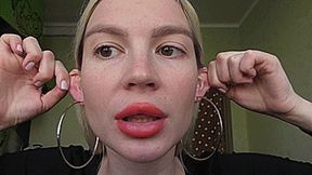 MY PROTRUDING EARS AND BIG EARRINGS!AVI