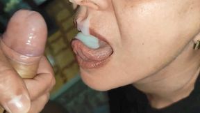 Hot Latina MILF Housewife Is Thirsty For Cum