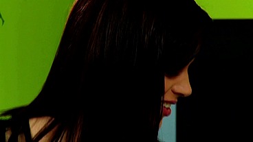 Black Angelika Takes Office Creampie from Nick Lang