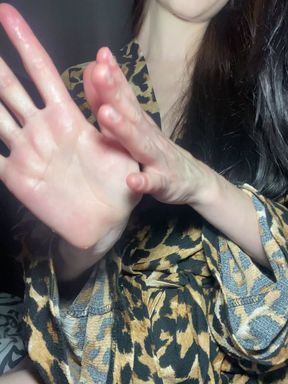 Lotion Over Thin Veiny Hands