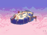 Cloud Meadow Furry GAY Animations | Huge jock swallows cock