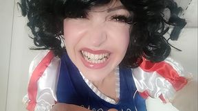 giantess angry spitting Snowhite vore you