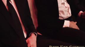 ”Hot Austin pounds his butt on the heavy huge dick with master Felix Kamp & Le”