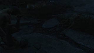 Secret clan fucked two girls on the road, and then in their lair | PC Game