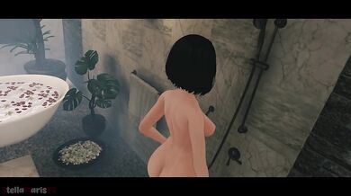 Ada Wong's post mission shower care gets wanton and wet