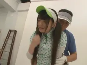 Green Golf Outfit Gets This Cute Teen A Lucky Fucking