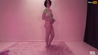 Naughty Jennifer PEW PEW's her Butthole with a Shoulder Wedgie