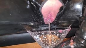 Enjoying A Cigarette And A Piss Drink