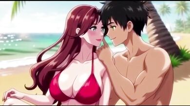 Stranger’s big tits get fucked raw on the public beach