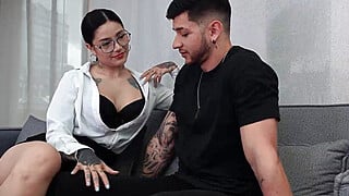 Horny teacher wants her student to fuck her in exchange for passing him - LA ROLA