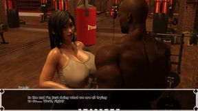 Tifa's Dark Heaven: Asian Chick with Huge Tits Stretching Herself with the Coach Behind Her Man's Back - Episode 13