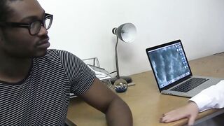 Mature gilf getting licked and sucks huge african cock
