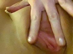 Horny amateur couple close up anal on webcam