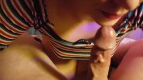 Good Little Slut gets Spun and Eats My Cum After Deepthroat Facefuck
