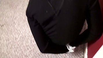 Laura Lee was wearing a sexy, black dress when a masked guy decided to tie her up