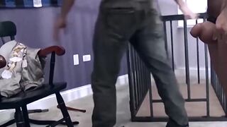 Master Derek da Silva punishes the little pup by playing with his nipples