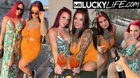 Blowjob sex with flirtatious Sabien DeMonia from Mr Lucky Life