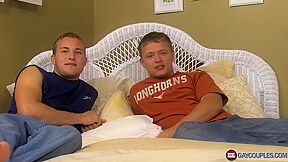 Straddles For Rough Anal Drilling - Micah Andrews And Alex Andrews