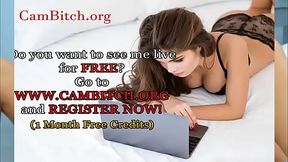 Brunette temptress Irisqueen with big boobs and hot lips gets off on webcam