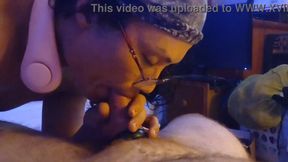 Asian Slut TsJessicaPark sucks big cock then enjoys a dildo in her tight ass