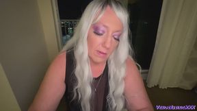 POV Hotel Blowjob - MILF Takes a Facial From Stranger She Met In The Lounge
