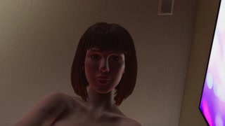House Party - porno game - Lety and Rachael and Male Character Threesome