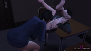 Thief is Fucked Hard by Lesbian Police - Sexual Hot Animations