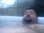 last hottub cigar of the season