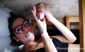 Gloryhole Dick Tugged Milked and Dominated by Babe