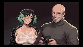 my new girlfriend [ taboo hentai game ] ep.36 gf corrupt into pornstar by an old man !