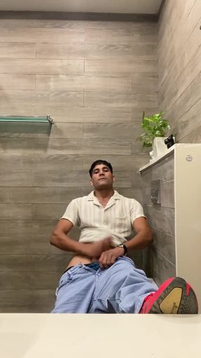 Top in Tha Washroom with Handjob