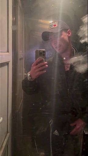 Kinkysirius in Chav Scally Outfit in the Most Dirty Train Toilet