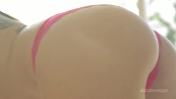 Cute Chick Wearing Glasses Sucks His Big Dick and Rides Him in the Bedroom
