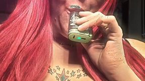 BBW Vapes & Coughing Bouncing Tits