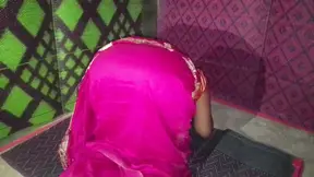 Hindi audio Indian housewife takes younger cock in doggy style.