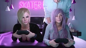 Apocalust (Games and sex with my friends) Fucking my friend&#039;s delicious pussy