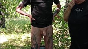 I Saw My Stepmom in the Park and Fucked Her in the Mouth