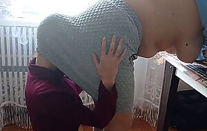 We take turns licking our boss's ass for a promotion