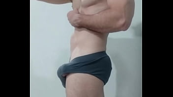 Big masterr - Flexing and teasing with my big bulge