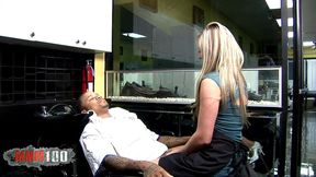 beautiful american blonde malia kelly sucks and fucks a big black cock